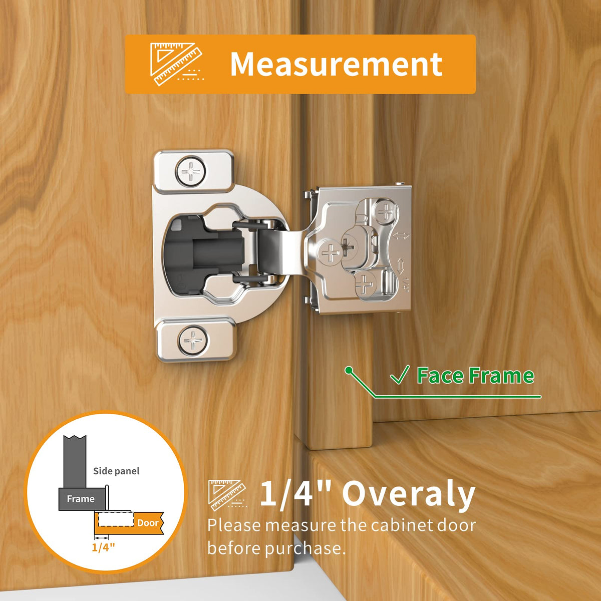 Chibery includes dowels and screws for quick, secure installation.