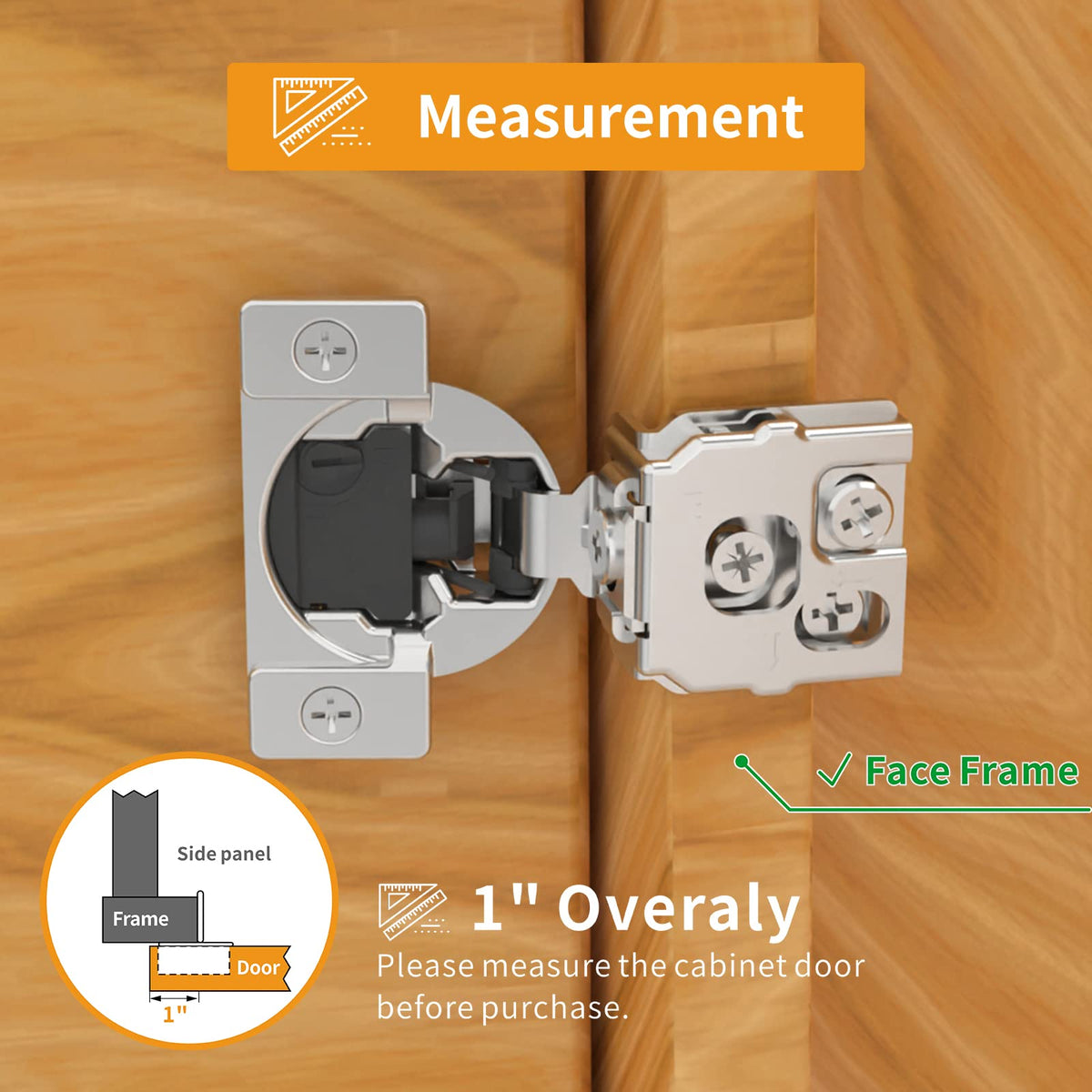Chibery installation kit with dowels and screws