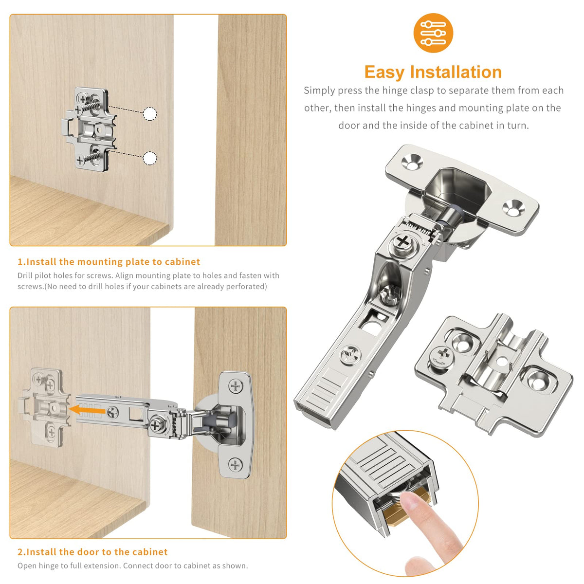 Chibery satin nickel finish adds durable, contemporary cabinet style.