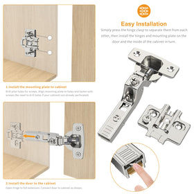 Chibery satin nickel finish adds durable, contemporary cabinet style.