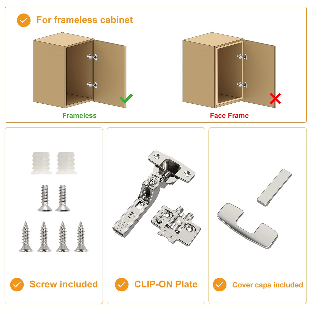 Chibery stainless steel hardware withstands daily use and cycles.