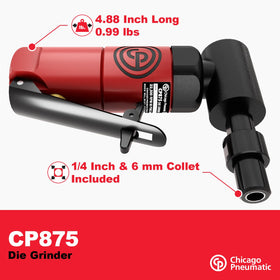 Chicago Pneumatic CP875 90-degree head enables access in cramped quarters.