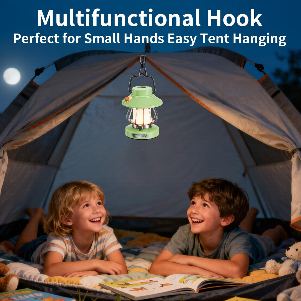 ChicLumen boys night light provides soft illumination for a cozy bedroom.