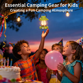 ChicLumen lantern features a built-in hook for tents and backpacks.