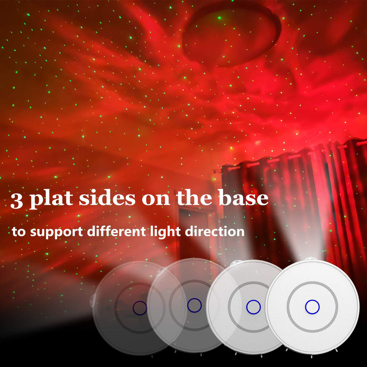 CHIGIH projector runs quietly for peaceful nighttime use.