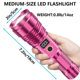 CHILDBOT flashlight aviation-grade aluminum body resists drops.