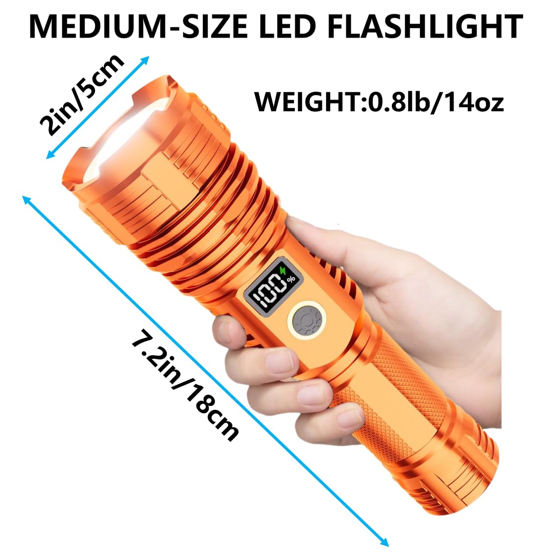 CHILDBOT flashlight Type-C fast charging and power bank output