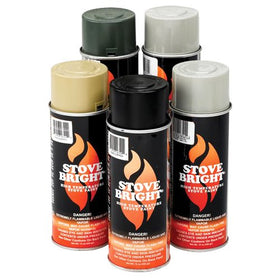 Chimney Plus Stove Bright satin black finish cures for high-heat use