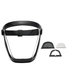 Chinshwehaw anti-fog full-face shield with dust protection for grinding and cutting.