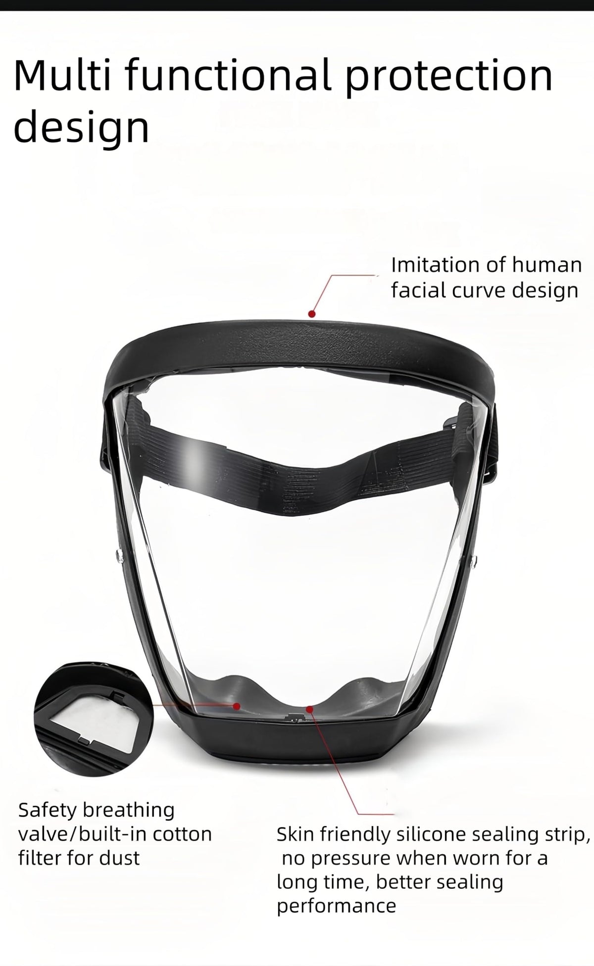 Chinshwehaw reusable shield offers durable protection and long-term use.