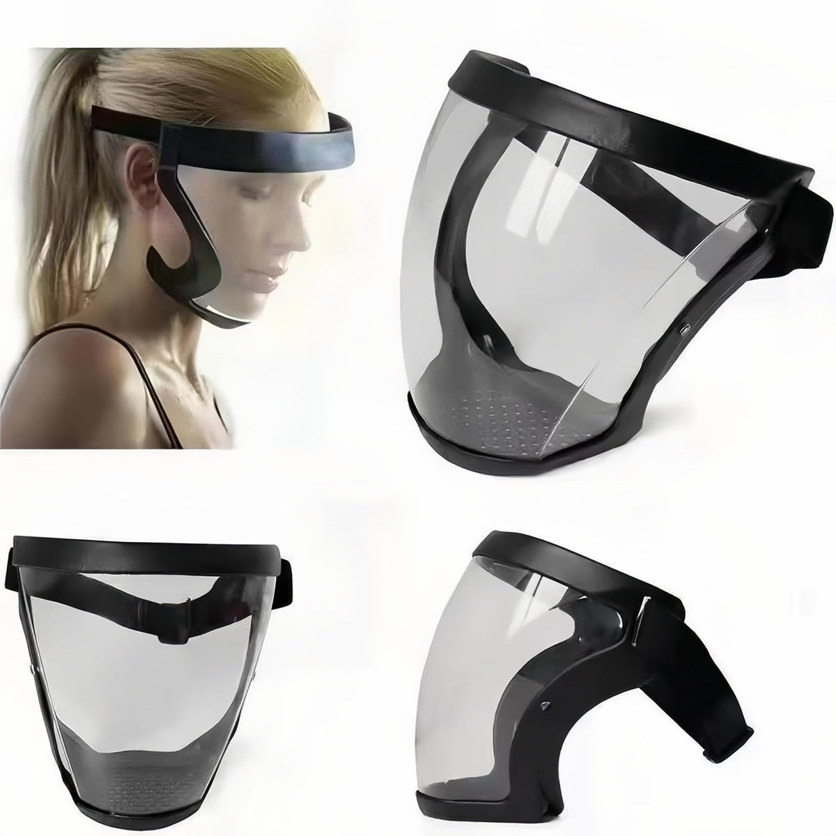 Chinshwehaw wide-view visor delivers clear visibility for extended outdoor tasks.