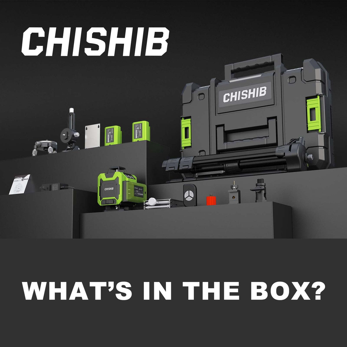 CHISHIB 39-inch tripod extended for higher placement and precision