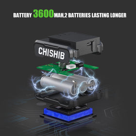 CHISHIB laser level tripod extended for higher or distant placements