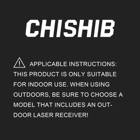 CHISHIB beams visible indoors and outdoors for versatile use