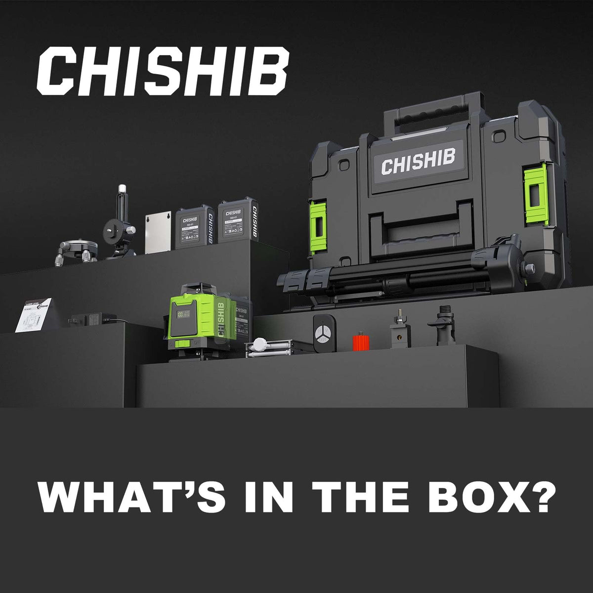 CHISHIB remote control allows line selection without moving the unit