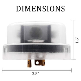 CHISWEAR time-delay photocontrol preventing false triggers at night