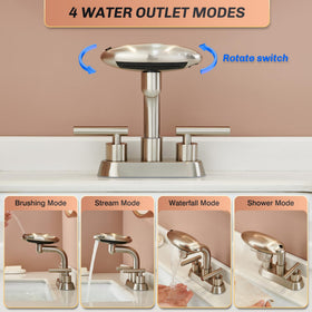 Chivina pop up drain stopper matches the faucet for a cohesive bath upgrade.