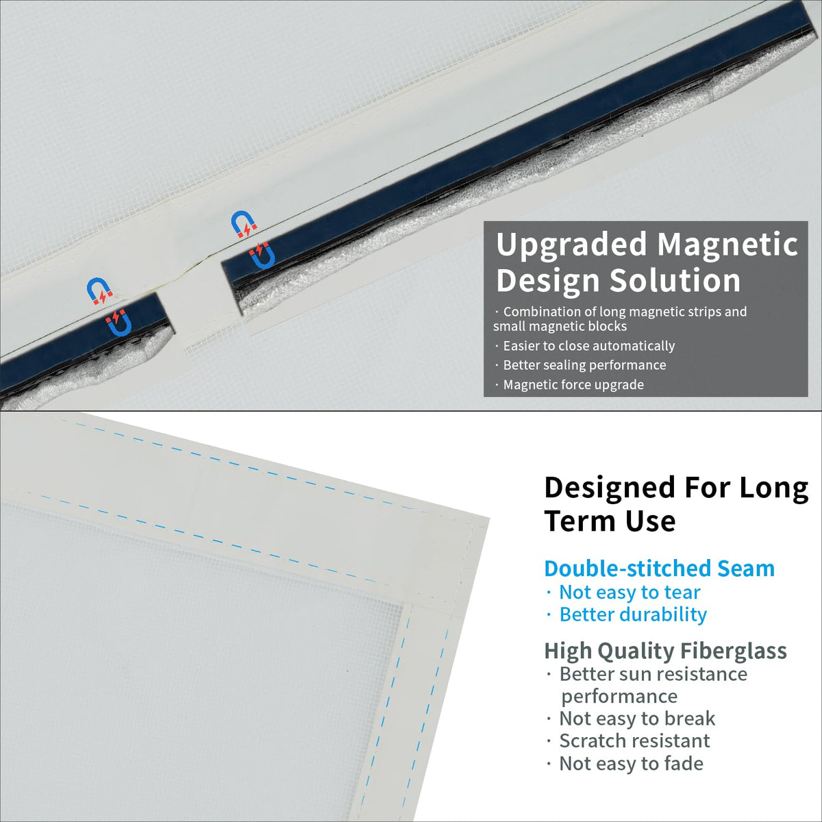 CHIYUNS hands-free entry magnet closure enables quick pass-through