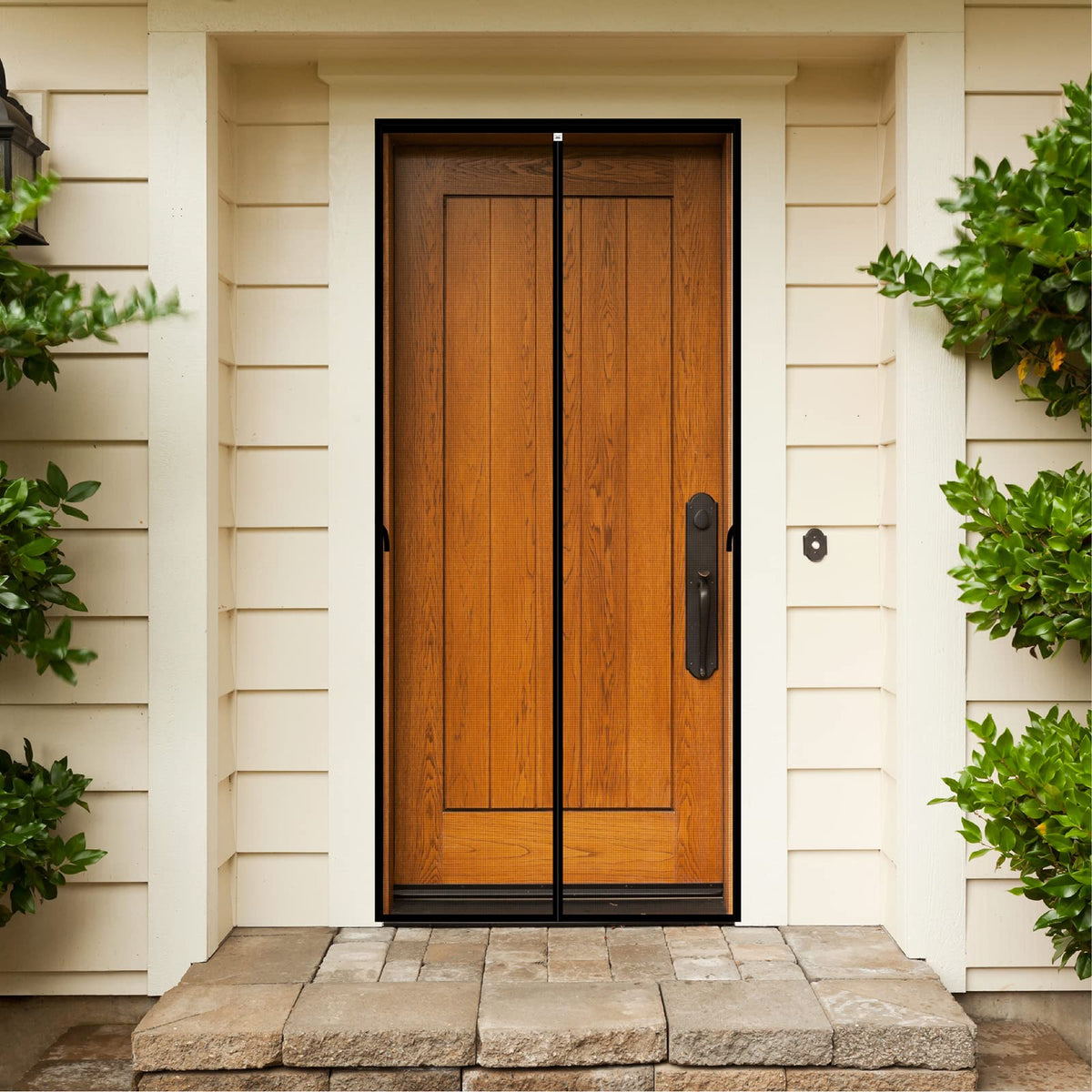CHIYUNS open doorway view illustrates airflow while keeping bugs at bay.