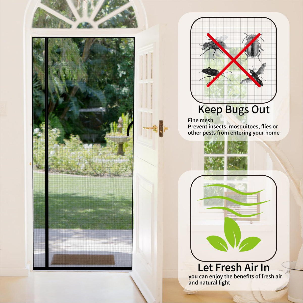 CHIYUNS heavy-duty fiberglass resists wear and sun exposure