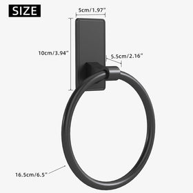 CHJgroup matte black finish complements modern bathroom decor.