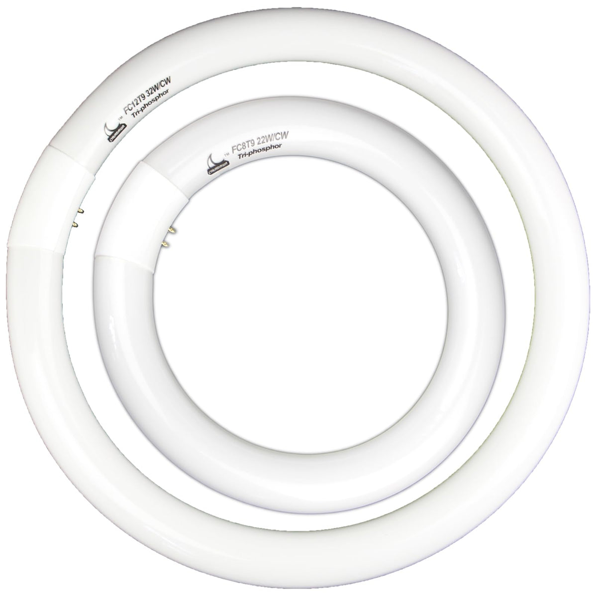 CHKADAWA 8-inch Circline bulb, 22W, ideal for bright kitchen task lighting.