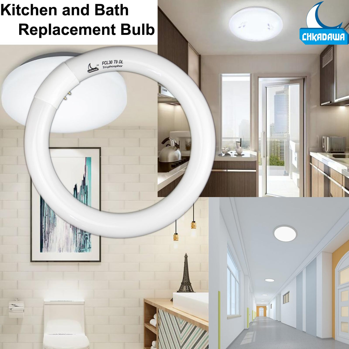 Pack of two for convenient upgrade in fixtures.
