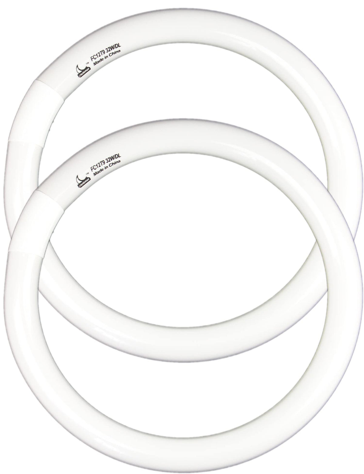 Chkadawa FC12T9 32W circular 12-inch bulb in a fixture for bright daylight light.