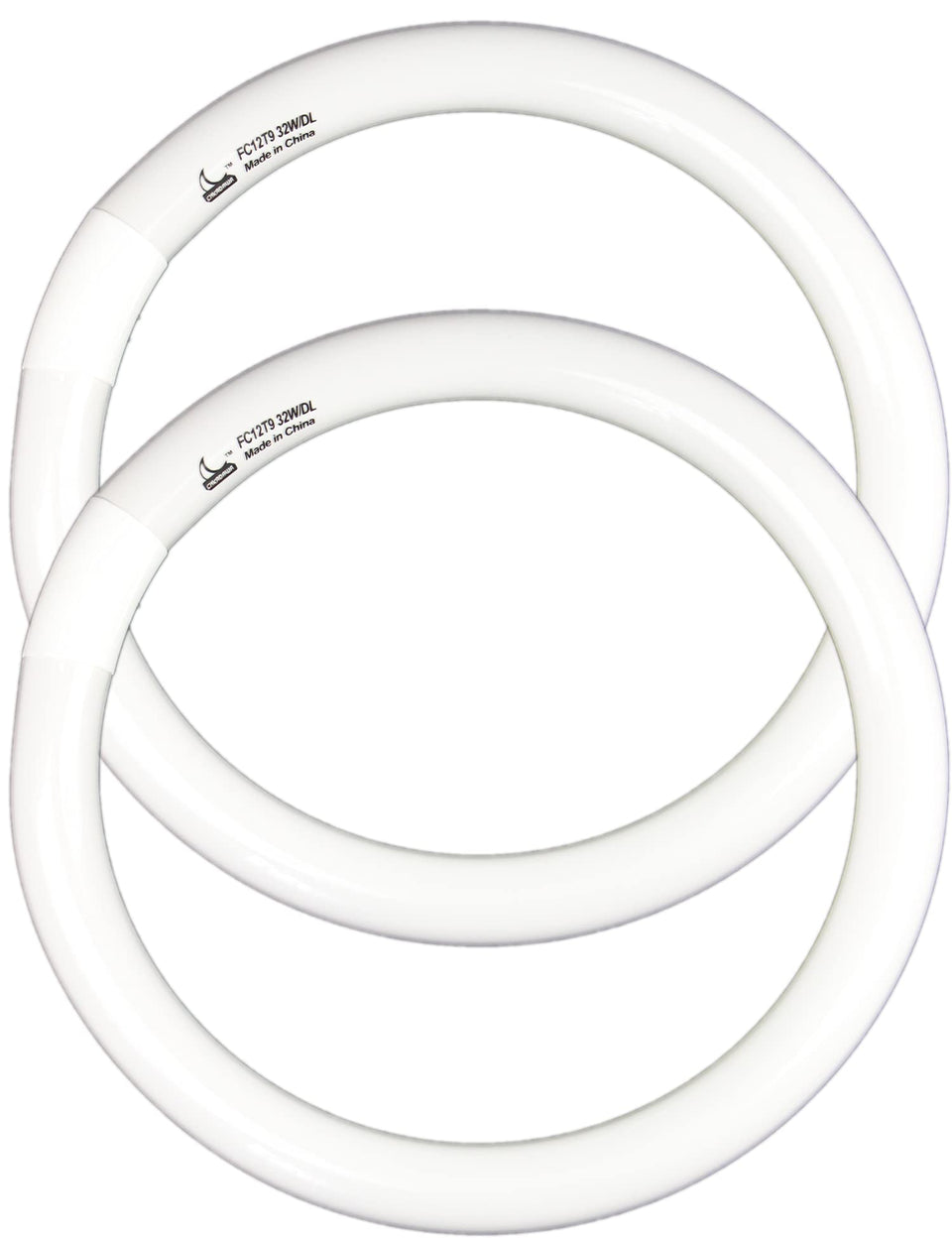 Chkadawa FC12T9 32W circular 12-inch bulb in a fixture for bright daylight light.