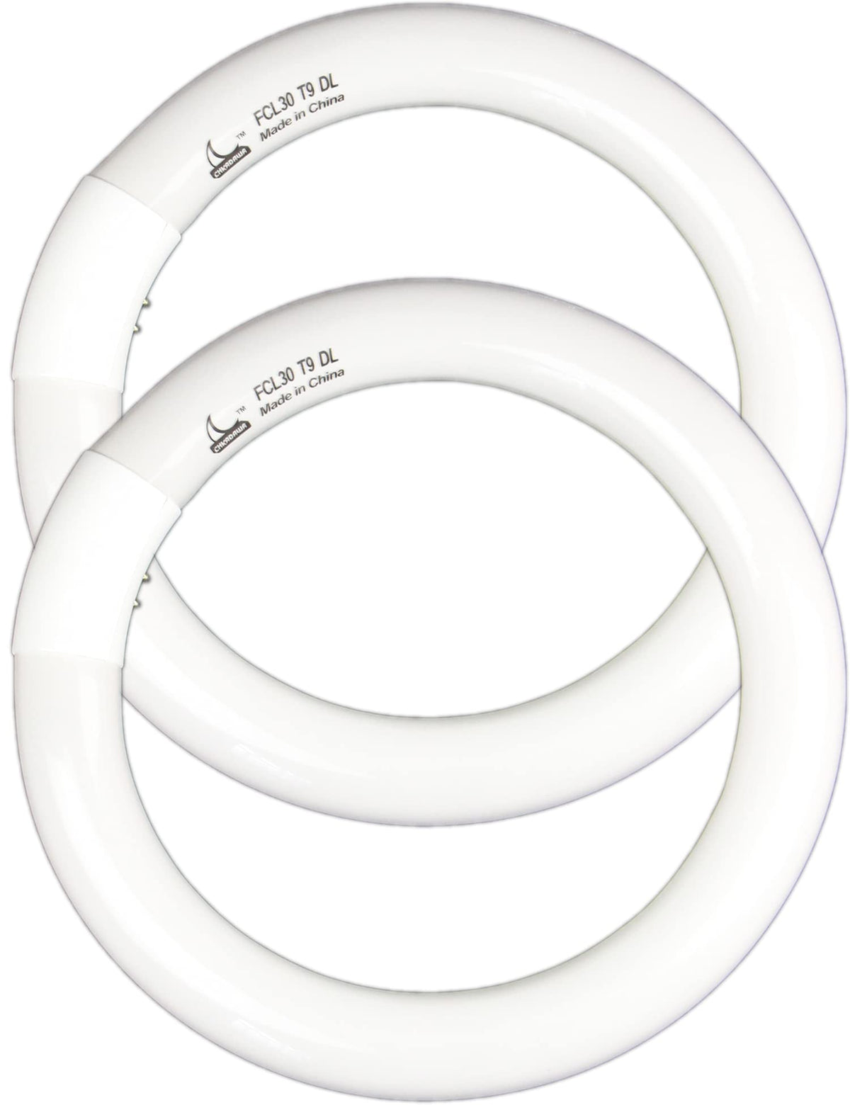 CHKADAWA FC9T9 9-inch circline bulb for ceiling fans with daylight 6500K brightness.