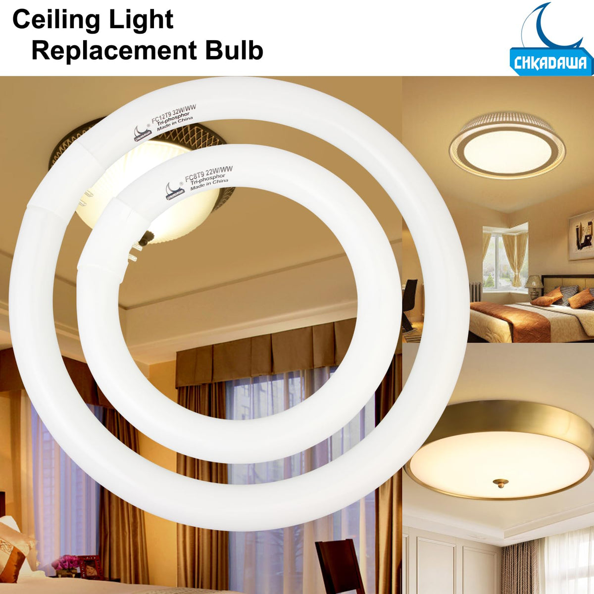 CHKADAWA long-lasting bulb with 16000 hours lifespan for busy kitchens