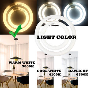 CHKADAWA round bulb 12inch 32W bright warm light for baths and ceilings