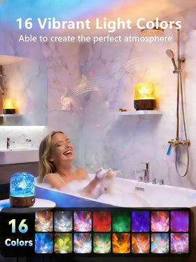 CHLORANTHUS Bluetooth speaker shower lamp streams music in shower