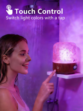 CHLORANTHUS waterproof shower lamp with soothing sleep mode