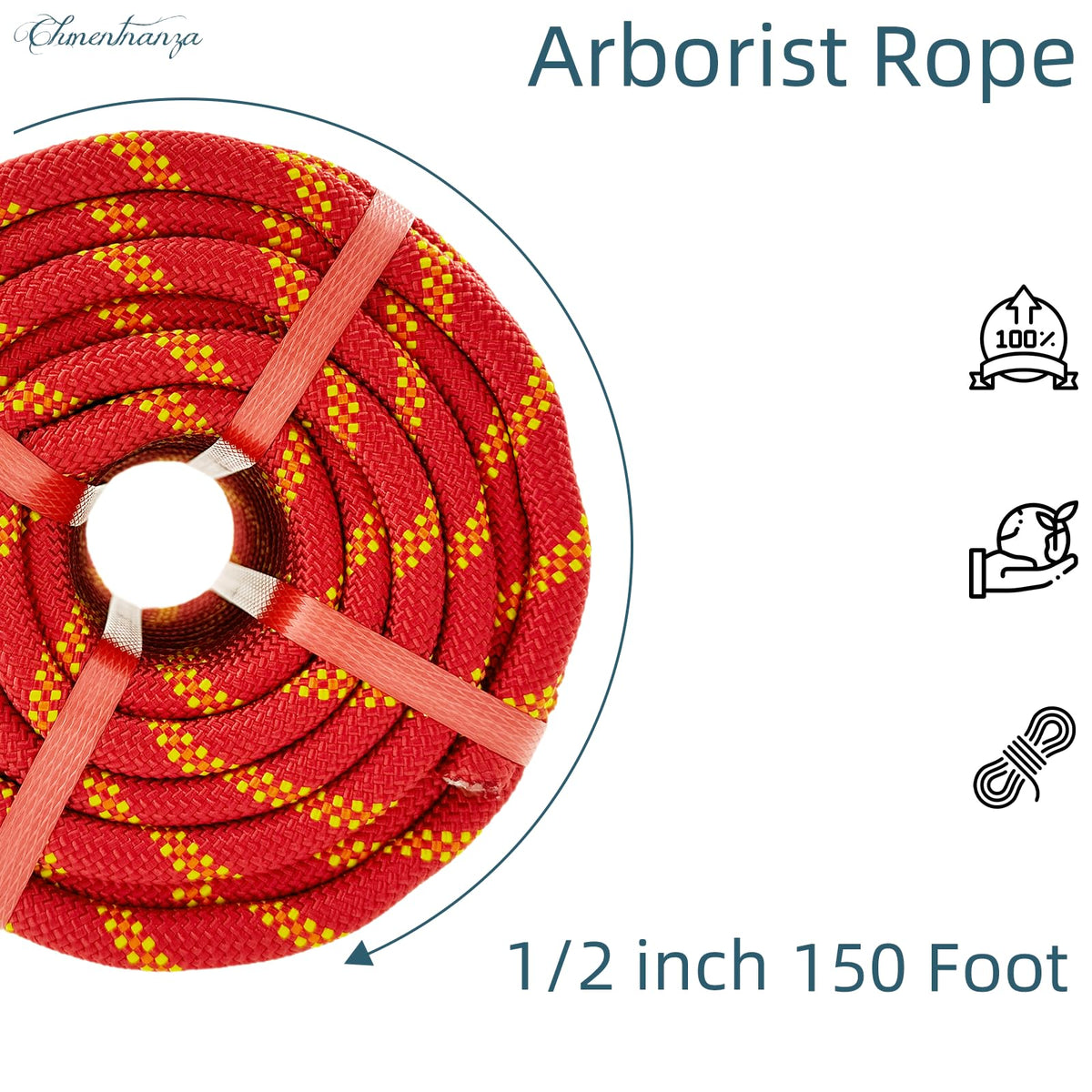 Chmentnanza rope withstands sun and moisture for all season use