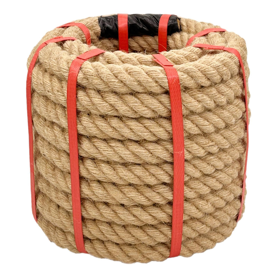 Chmentnanza hemp rope 1in 50ft natural brown for crafts and outdoor projects