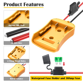 CHoiKWong 30A fuse-cap provides security against overload.