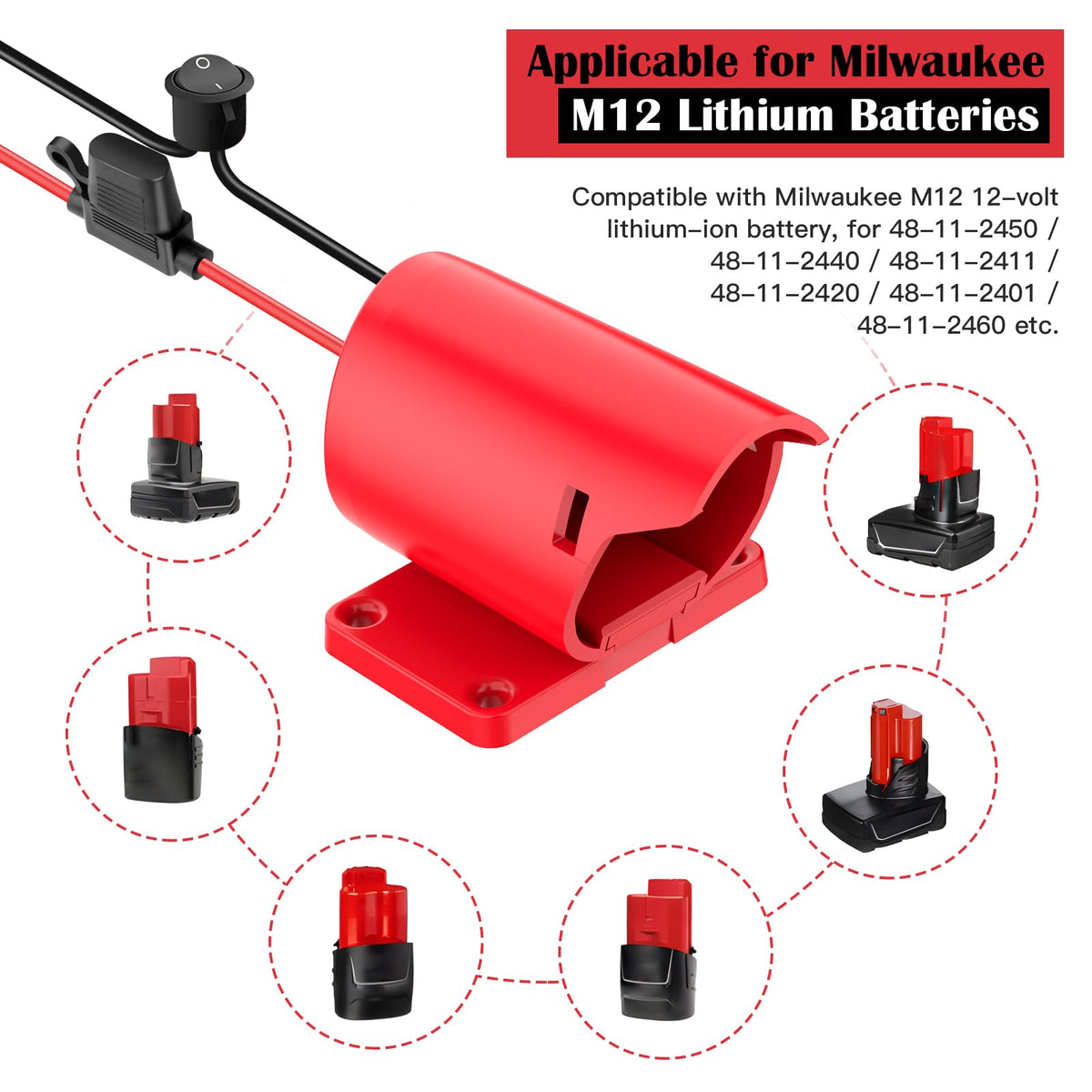 CHoiKWong ABS plastic construction resists heat and moisture for indoor/outdoor use.