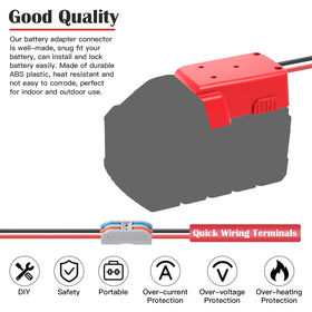 CHoiKWong durable ABS construction withstands indoor and outdoor use.