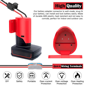 CHoiKWong easy-lock installation for quick battery-to-device connections.