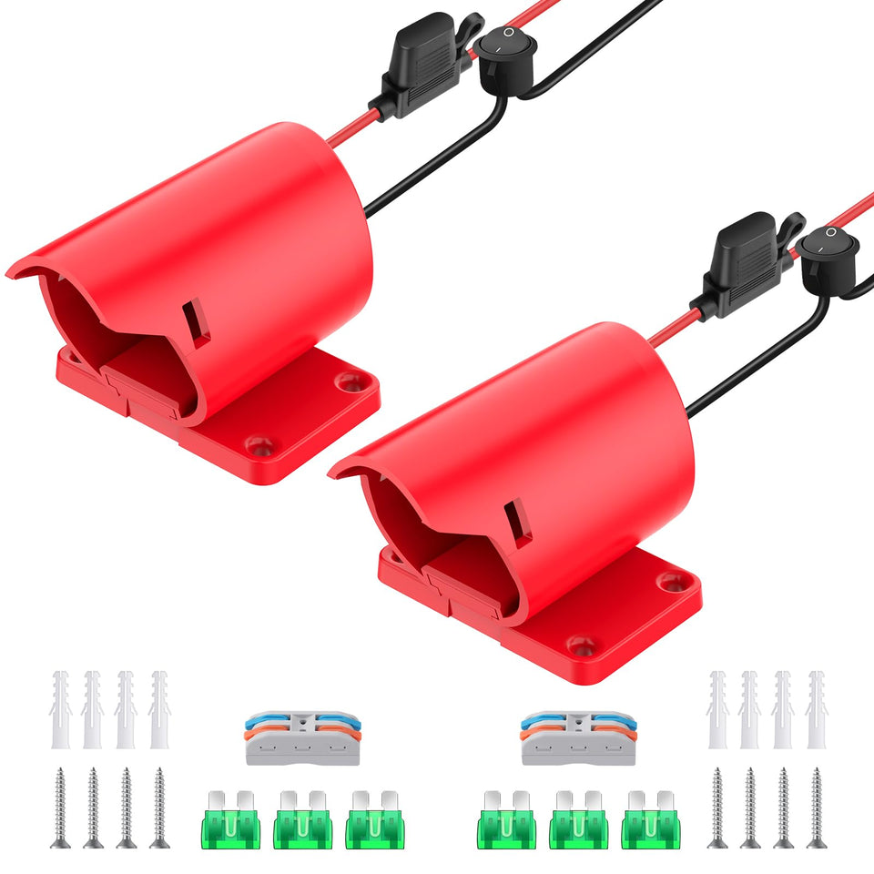 CHoiKWong power wheel adapter securely fits Milwaukee M12 battery for stable power.