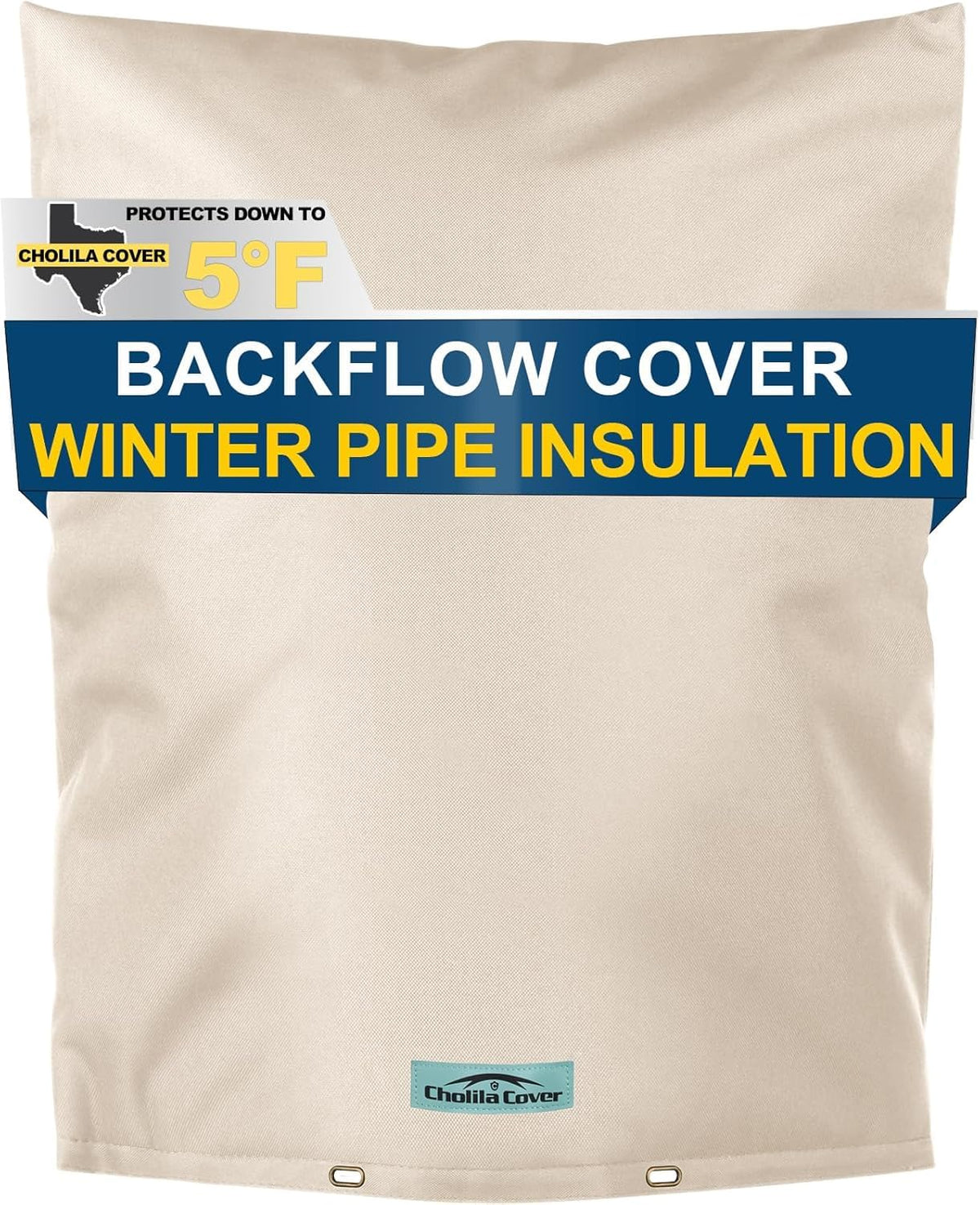 Cholila Cover backflow insulated 16x20 cover protecting winter pipes.