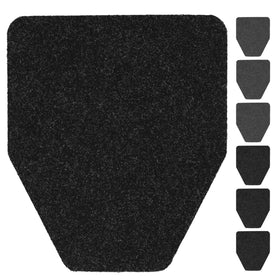 CHONOVO urinal mat under urinal in black, non-slip, keeps floors dry.