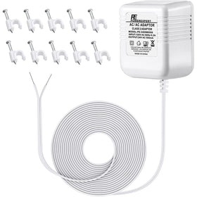 ChooKaChoo packaging shows adapter and 10 cable clips.