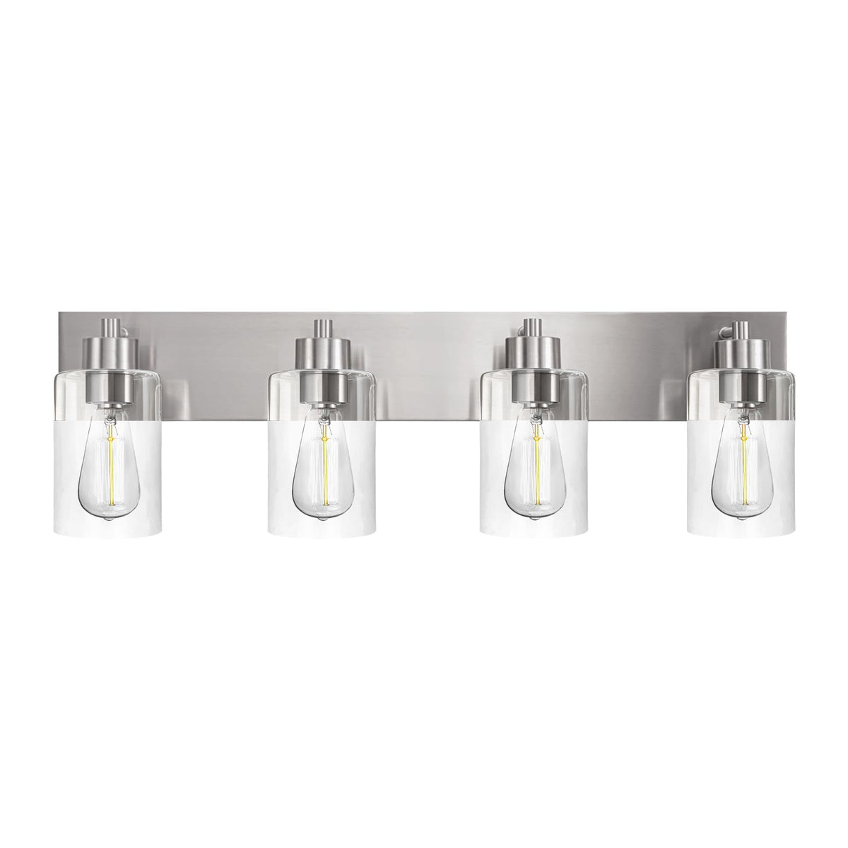 Chosenior vanity light highlights thick clear glass for bright light transmission