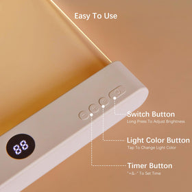 Choudao Tech 2-in-1 lamp with timer for auto-off