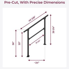 CHR CR Fence and Rail indoor-stair-handrail adds modern style with reliable grip.