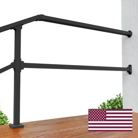 CHR Fence & Rail outdoor step extension mounted on wall for sturdy access.