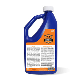 Chromex descaler visual suggests reduced mineral buildup for efficient heating