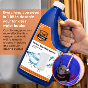 Chromex 1/6 HP pump in action for fast, efficient cleaning.